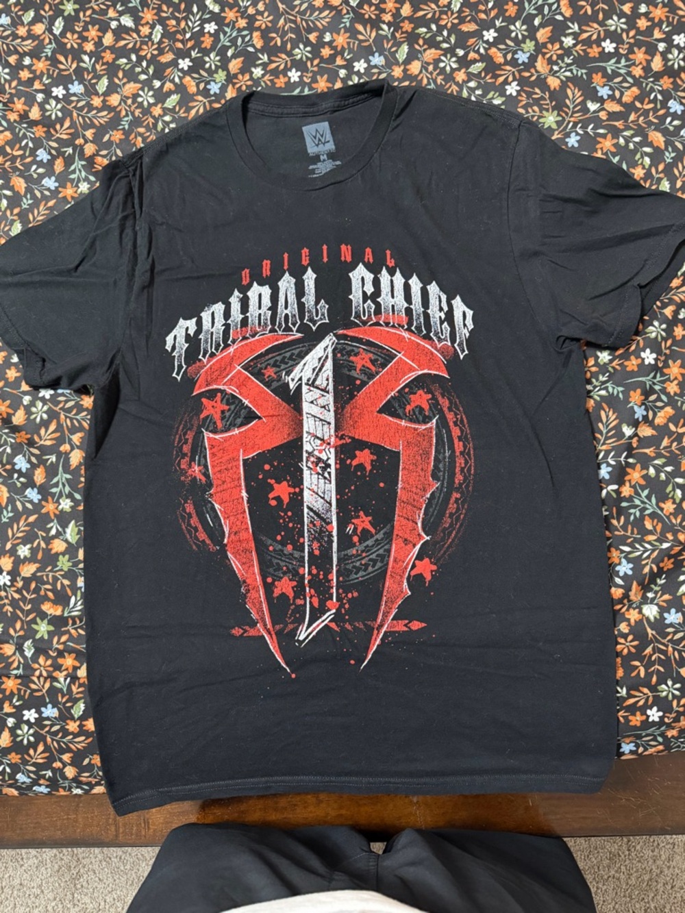 WWE Authentic Original Tribal Chief 1 Tee Size Medium